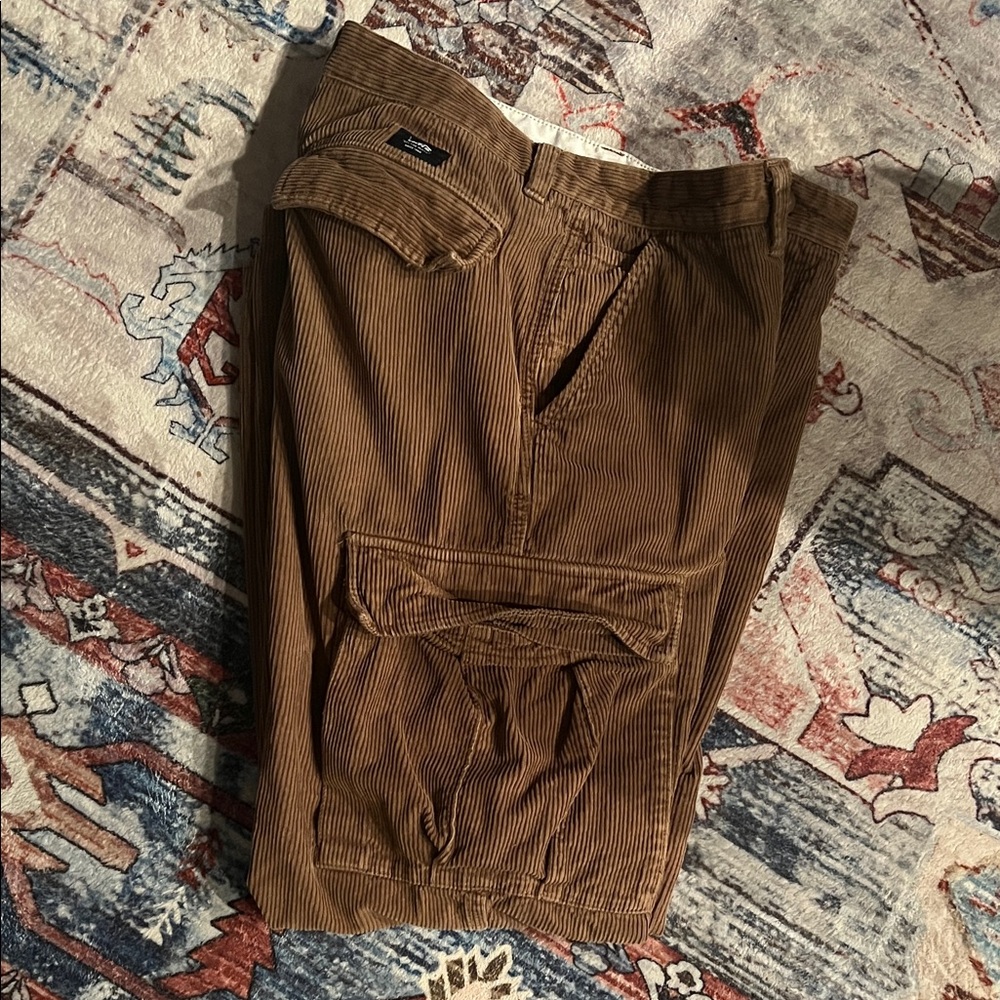 Vans Brown Corduroy Men Pants